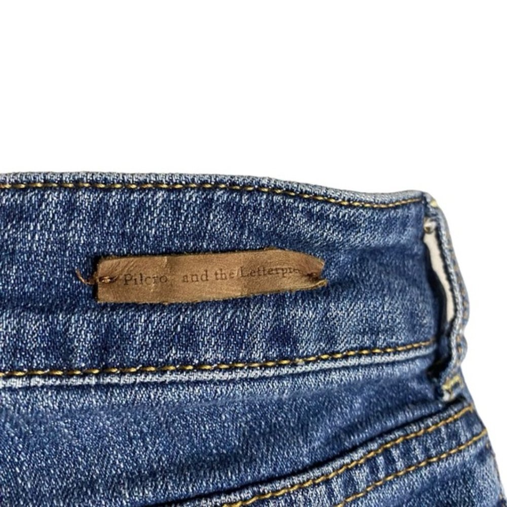 Anthropologie x Pilcro and The Letterpress Script Denim Shorts - Picture 5 of 6